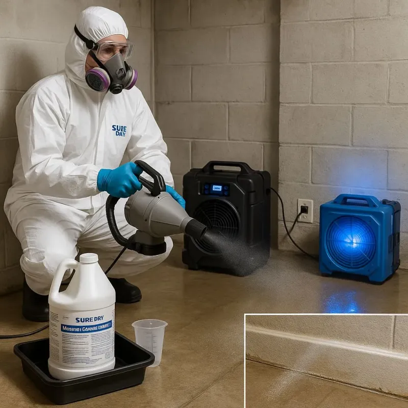 Sanitization and Odor Removal process in Winchester, MA