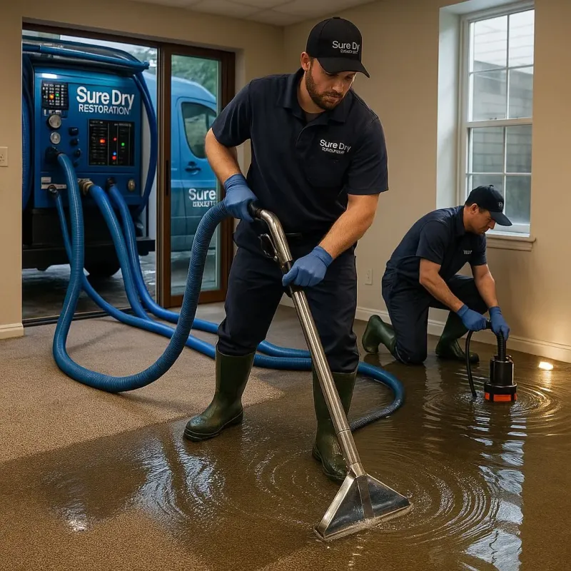 Water Extraction and Removal process in Winchester, MA